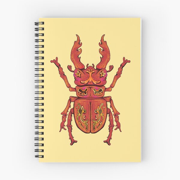 Item preview, lucky red beetle / art scribble designed and sold by Dirt-flavor.