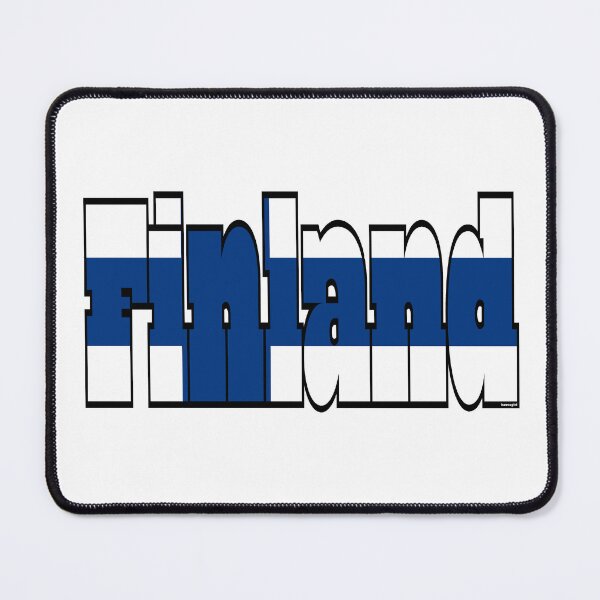 Item preview, Finland Font with Finnish Flag designed and sold by Havocgirl.