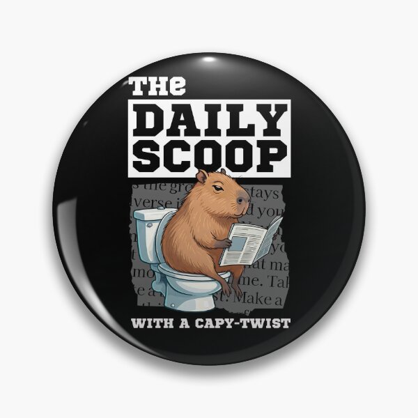 Item preview, The Daily Scoop With A Capy Twist designed and sold by The magic  Yellow bus.
