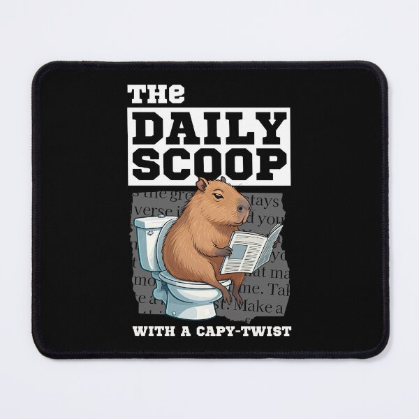 Item preview, The Daily Scoop With A Capy Twist designed and sold by The magic Yellow bus.