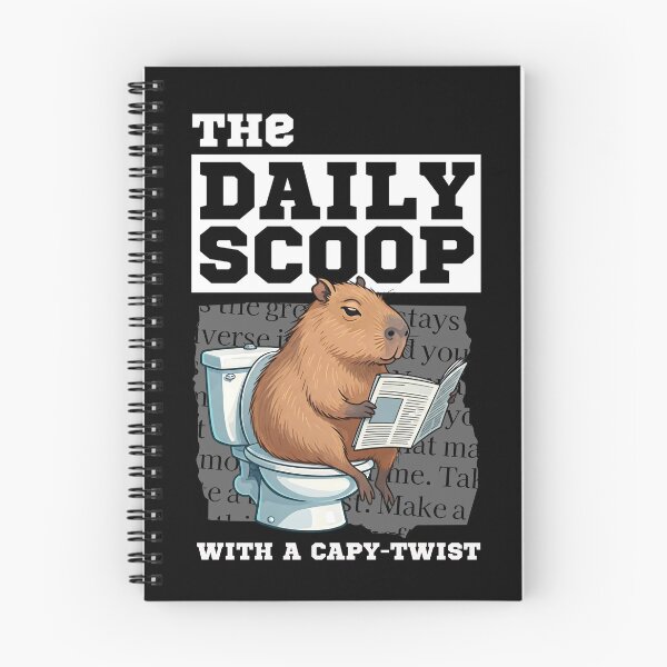 Item preview, The Daily Scoop With A Capy Twist designed and sold by The magic  Yellow bus.