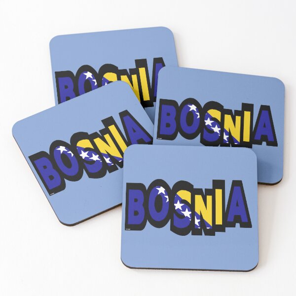 Item preview, Bosnia Font with Bosnian Flag designed and sold by Havocgirl.