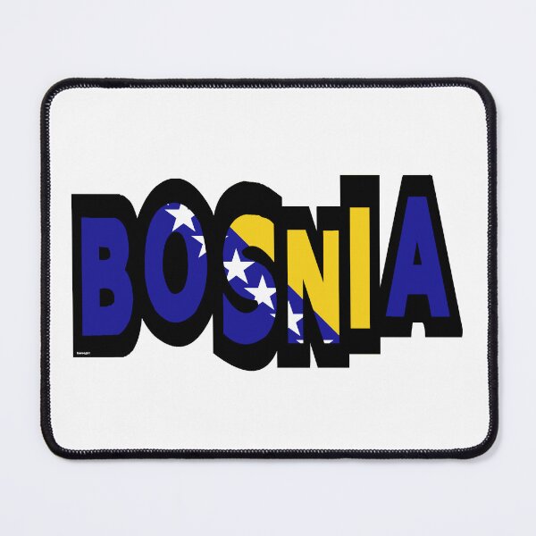 Item preview, Bosnia Font with Bosnian Flag designed and sold by Havocgirl.