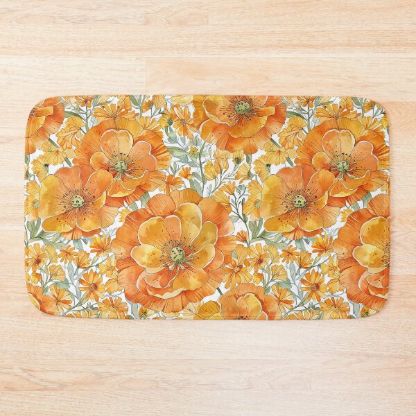 Item preview, Bold marigold flower designed and sold by CoolPixels.