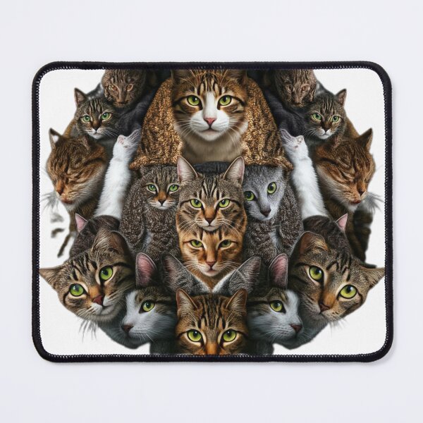 Item preview, A Kitty Cat Collage designed and sold by Pattern Unhinged.