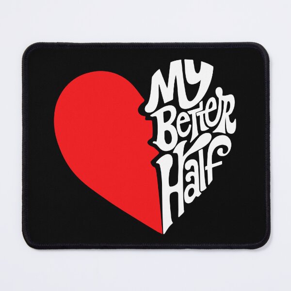 Item preview, My Better Half: Unique Valentine's Gift Idea | Broken Heart Art for Couples designed and sold by H Jonas.