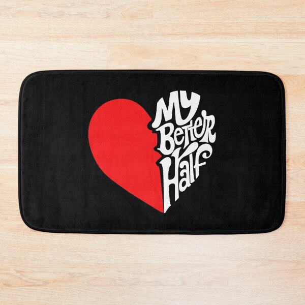 Item preview, My Better Half: Unique Valentine's Gift Idea | Broken Heart Art for Couples designed and sold by H Jonas.
