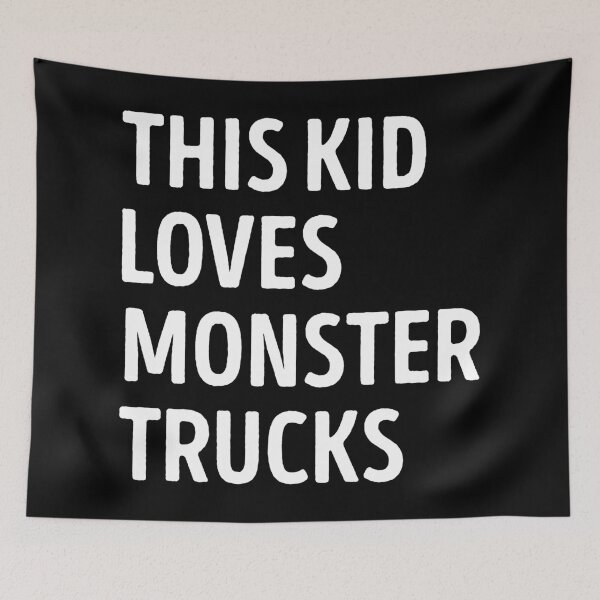 Item preview, This Kid Loves Monster Trucks Funny Monster Truck Lover designed and sold by RareBunny.