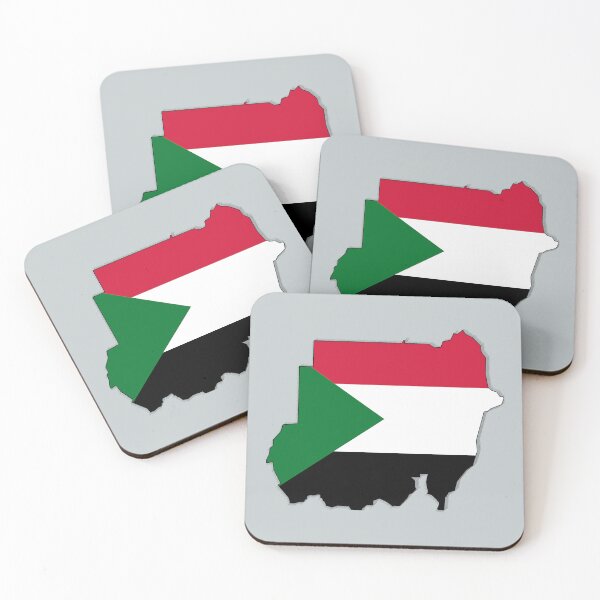 Item preview, Sudan Map with Sudanese Flag designed and sold by Havocgirl.