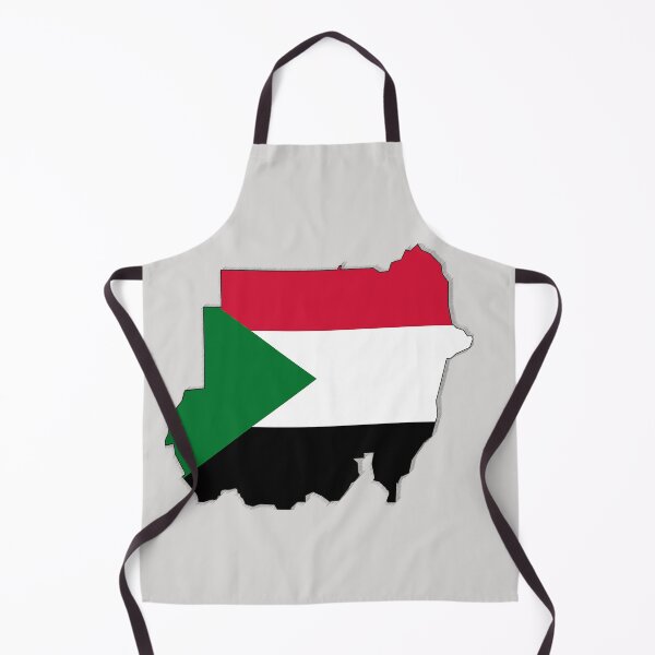 Item preview, Sudan Map with Sudanese Flag designed and sold by Havocgirl.