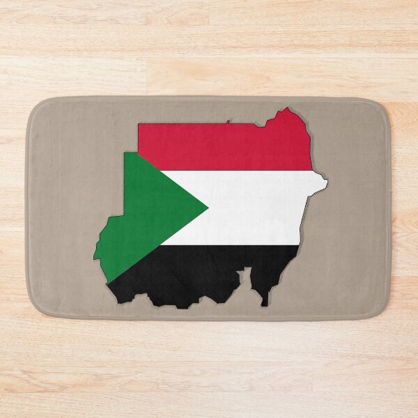 Item preview, Sudan Map with Sudanese Flag designed and sold by Havocgirl.
