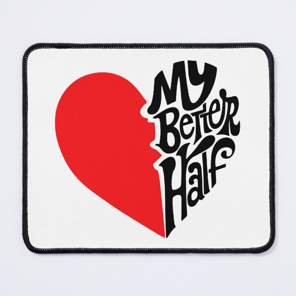 Item preview, My Better Half: Emotional Broken Heart Art | Celebrate Love and Connection designed and sold by H Jonas.