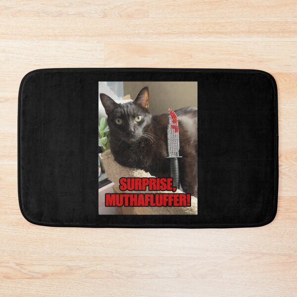 Item preview, Surprise, Muthafluffer! • Featuring Manny Halloween Cat designed and sold by MannyShop.