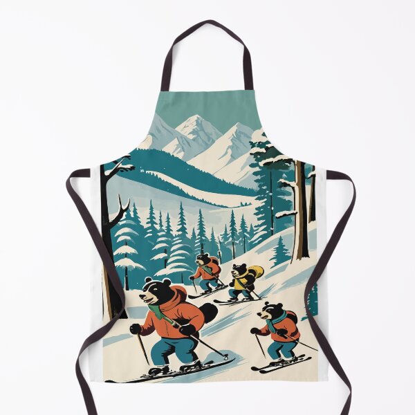 Item preview, Smart bear tries snow skiing. designed and sold by Whose-sweat.