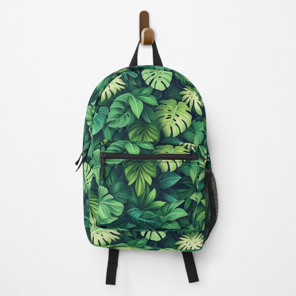 Item preview, Vibrant Tropical Leaves Pattern – Lush Green Jungle Illustration designed and sold by SavinMercantile.