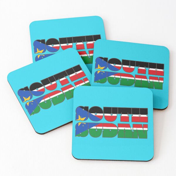 Item preview, South Sudan Font with Sudanese Flag designed and sold by Havocgirl.