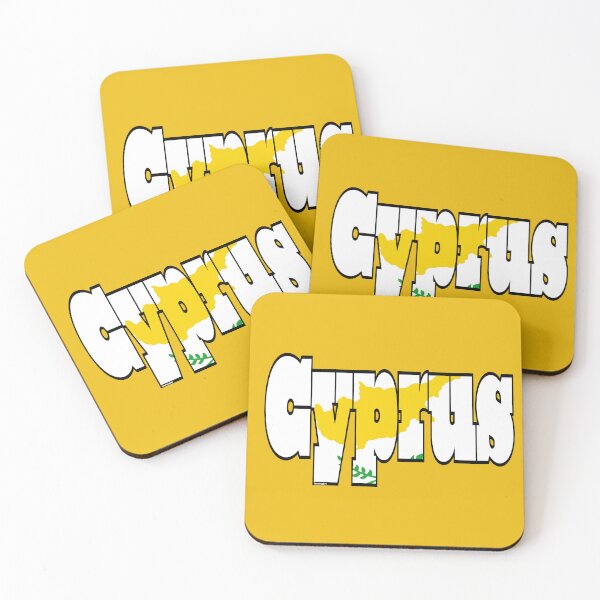 Item preview, Cyprus Font with Cypriot Flag designed and sold by Havocgirl.