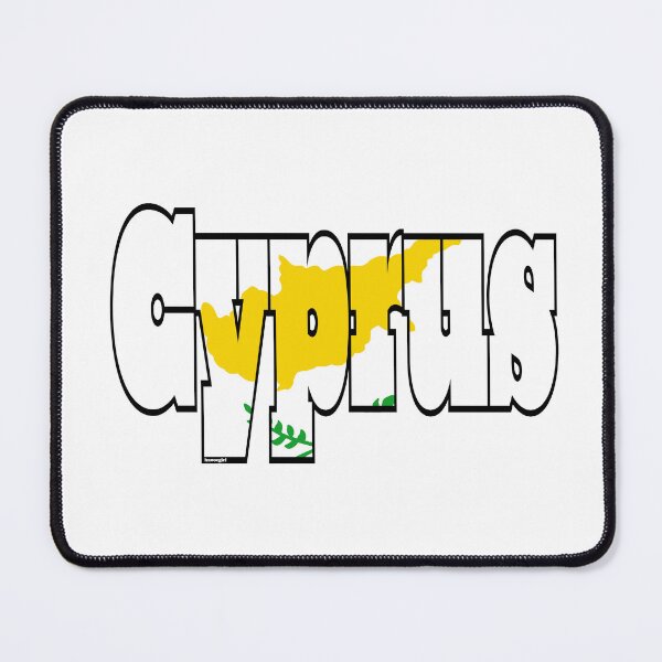 Item preview, Cyprus Font with Cypriot Flag designed and sold by Havocgirl.