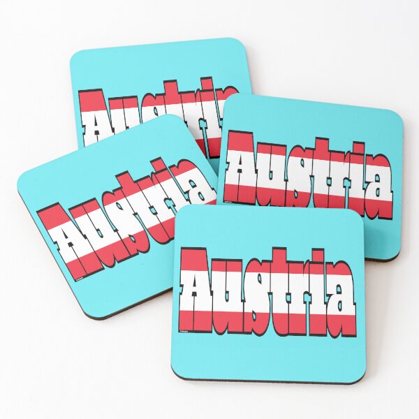 Item preview, Austria Font with Austrian Flag designed and sold by Havocgirl.