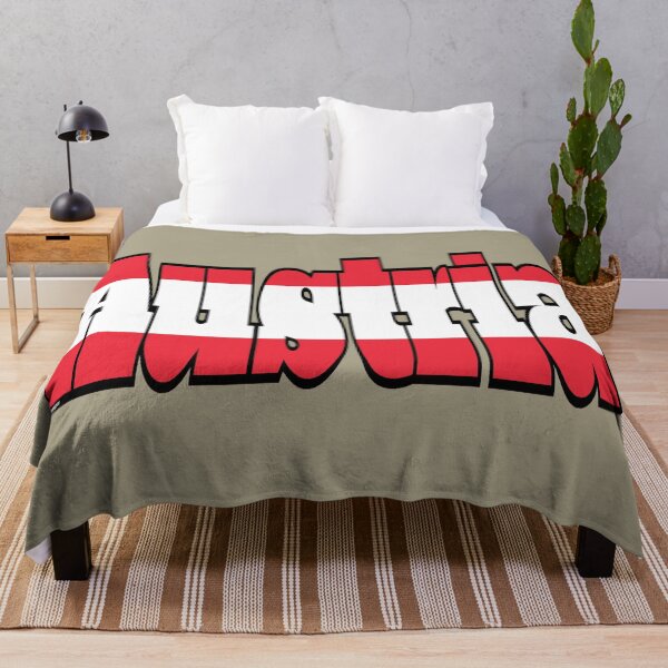 Item preview, Austria Font with Austrian Flag designed and sold by Havocgirl.