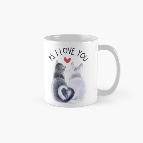 Item preview, PS. I Love You Cats  - Cute Cats Valentine designed and sold by patternjp.