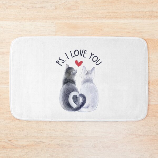 Item preview, PD: Te amo, gatos - Lindos gatos para San Valentín designed and sold by patternjp.