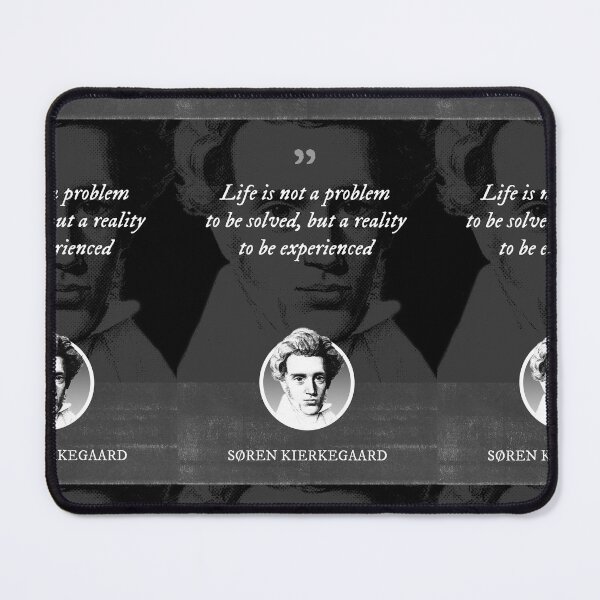 Item preview, Søren Kierkegaard - Life is not a problem to be solved, but a reality to be experienced designed and sold by Syahrasi.