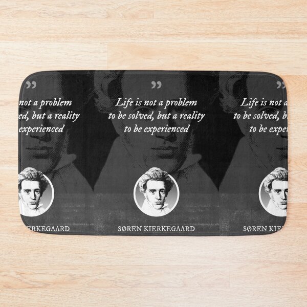Item preview, Søren Kierkegaard - Life is not a problem to be solved, but a reality to be experienced designed and sold by Syahrasi.