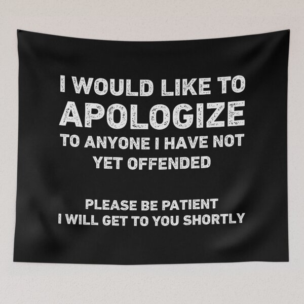 Item preview, I Apologize Funny Sarcastic designed and sold by WhistleCloset.