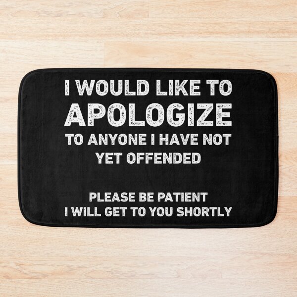 Item preview, I Apologize Funny Sarcastic designed and sold by WhistleCloset.