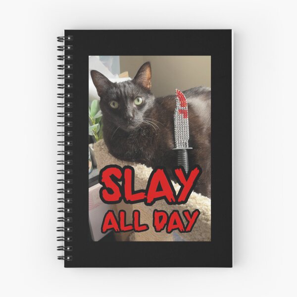 Item preview, Slay All Day • Featuring Manny Halloween Cat designed and sold by MannyShop.