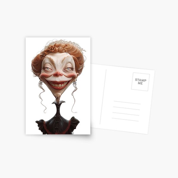 Item preview, Grinning Victorian Lady on an Endless Neck (Style 275-0) designed and sold by gimpysticks.