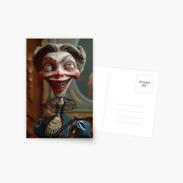 Item preview, Grinning Victorian Lady on an Endless Neck (Style 275-1) designed and sold by gimpysticks.