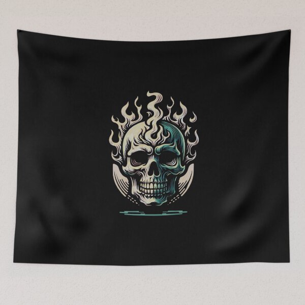 Item preview, Burning Skull designed and sold by SunnybyJack.