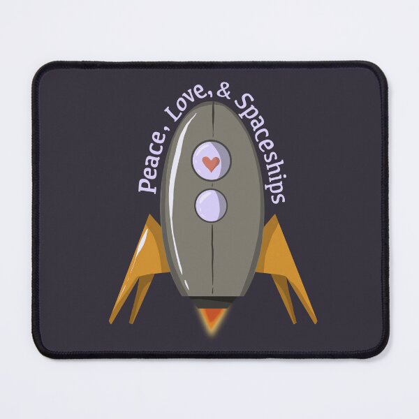 Item preview, Peace, Love, and Spaceships designed and sold by danialpowersart.