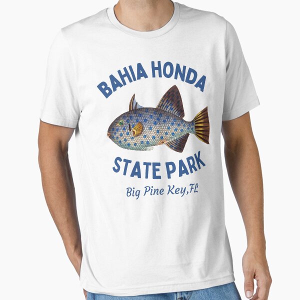 Item preview, Bahia Honda State Park, Big Pine Key, Florida, Blue Text- Vacation / Beach designed and sold by TimelessLocales.
