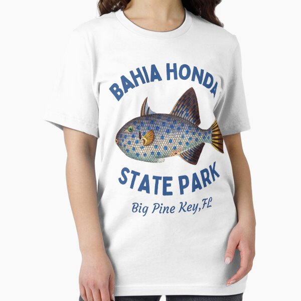 Item preview, Bahia Honda State Park, Big Pine Key, Florida, Blue Text- Vacation / Beach designed and sold by TimelessLocales.