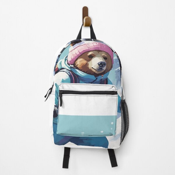 Item preview, Smart bear tries snow skiing. designed and sold by Whose-sweat.