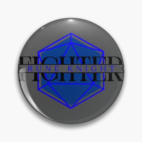 Item preview, Blue Rune Knight Fighter designed and sold by Marissa Brown.