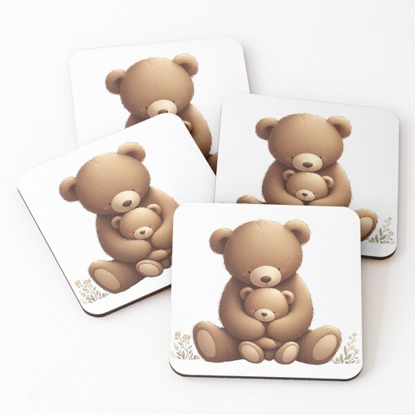 Item preview, A0626 Bear Hugs of Love - Adorable Bear Figurine for Gifting, Home Décor, and Collectors - Symbol of Love and Affection designed and sold by angieart68.