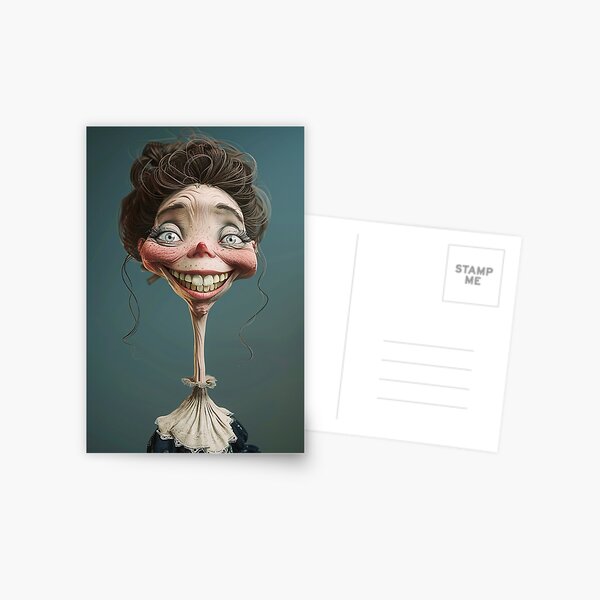 Item preview, Grinning Victorian Lady on an Endless Neck (Style 275-3) designed and sold by gimpysticks.