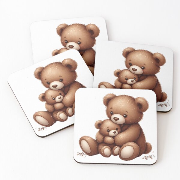 Item preview, A0626 Bear Hugs of Love - Adorable Bear Figurine for Gifting, Home Décor, and Collectors - Symbol of Love and Affection designed and sold by angieart68.