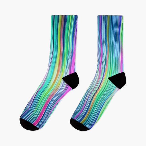 Item preview, Vibrant Neon Streaks Abstract Art | 002 designed and sold by Artful-Abstract.