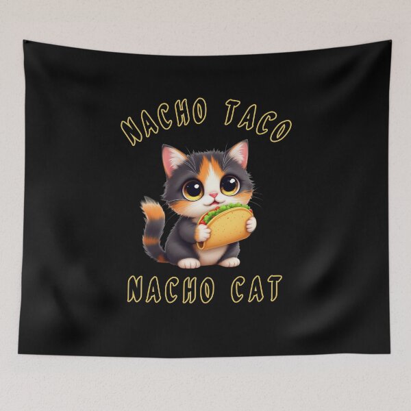 Item preview, Nacho Taco - Nacho Cat designed and sold by Crazy Before Cats.
