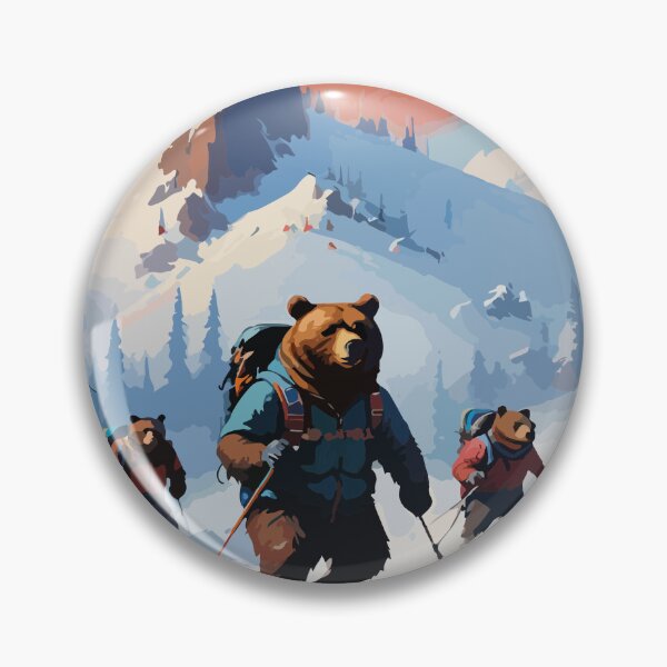 Item preview, Smart bear tries snow skiing. designed and sold by Whose-sweat.