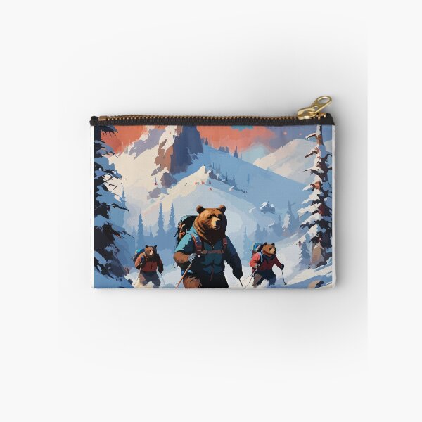 Item preview, Smart bear tries snow skiing. designed and sold by Whose-sweat.