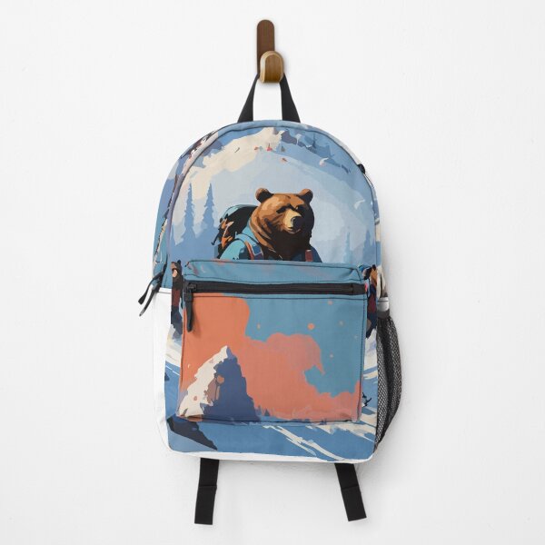 Item preview, Smart bear tries snow skiing. designed and sold by Whose-sweat.