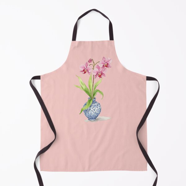 Artikelvorschau, Rosa Orchidee Aquarell Blumendruck entworfen und verkauft von Magnolia Valley Art.