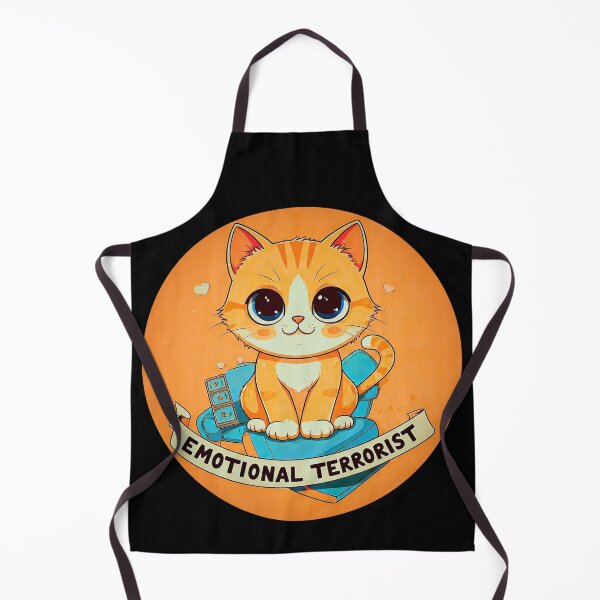 Item preview, Emotional Terrorist Cat designed and sold by Dose of Dysfunction.
