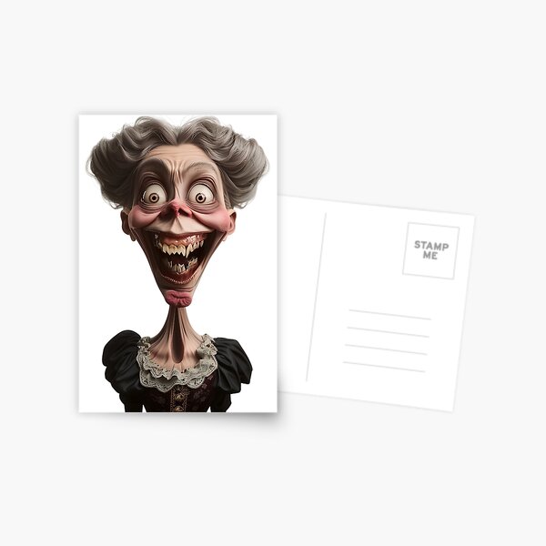 Item preview, Grinning Victorian Lady on an Endless Neck (Style 325-0) designed and sold by gimpysticks.